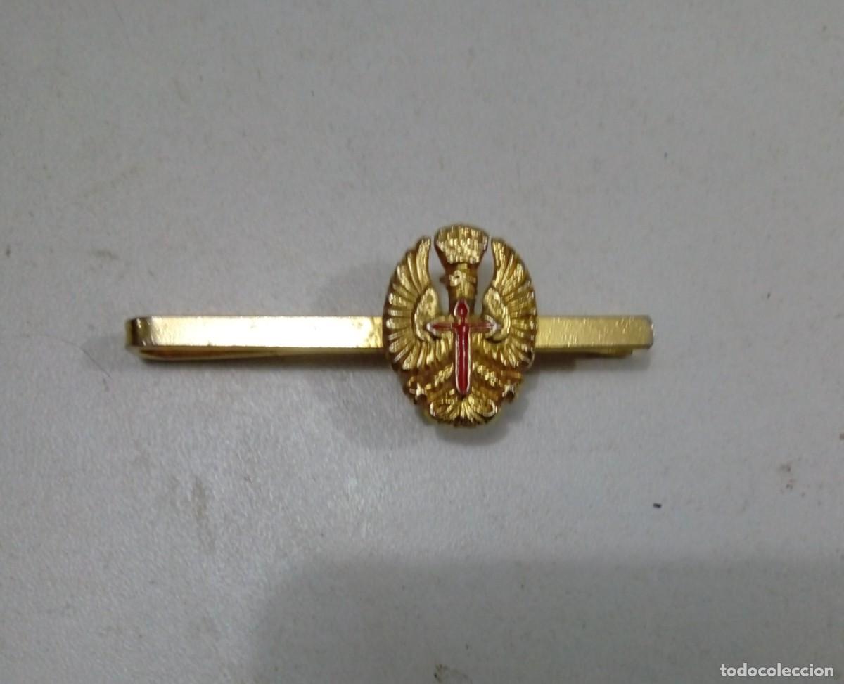 Militaria: Pisacorbatas espa&ntilde;ol Ej&eacute;rcito de Tierra. - Foto 1