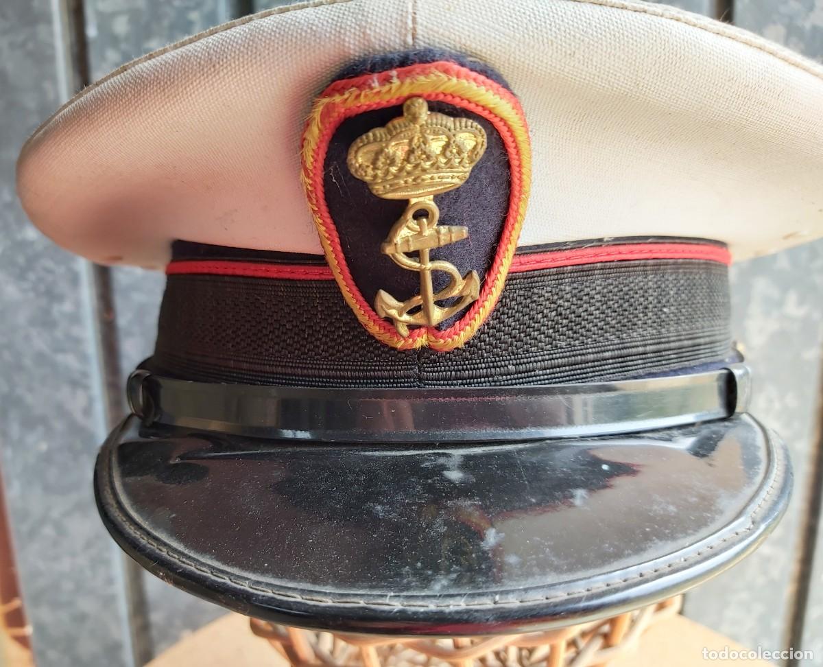 Militaria: Gorra de plato de Marina - Foto 2