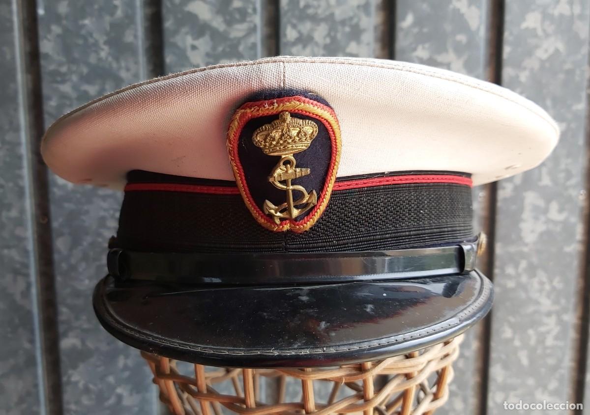 Militaria: Gorra de plato de Marina - Foto 1