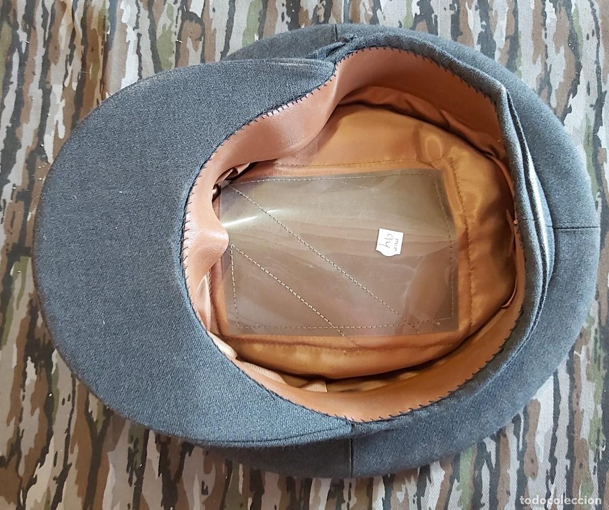 Militaria: Gorra de plato azul - Foto 6