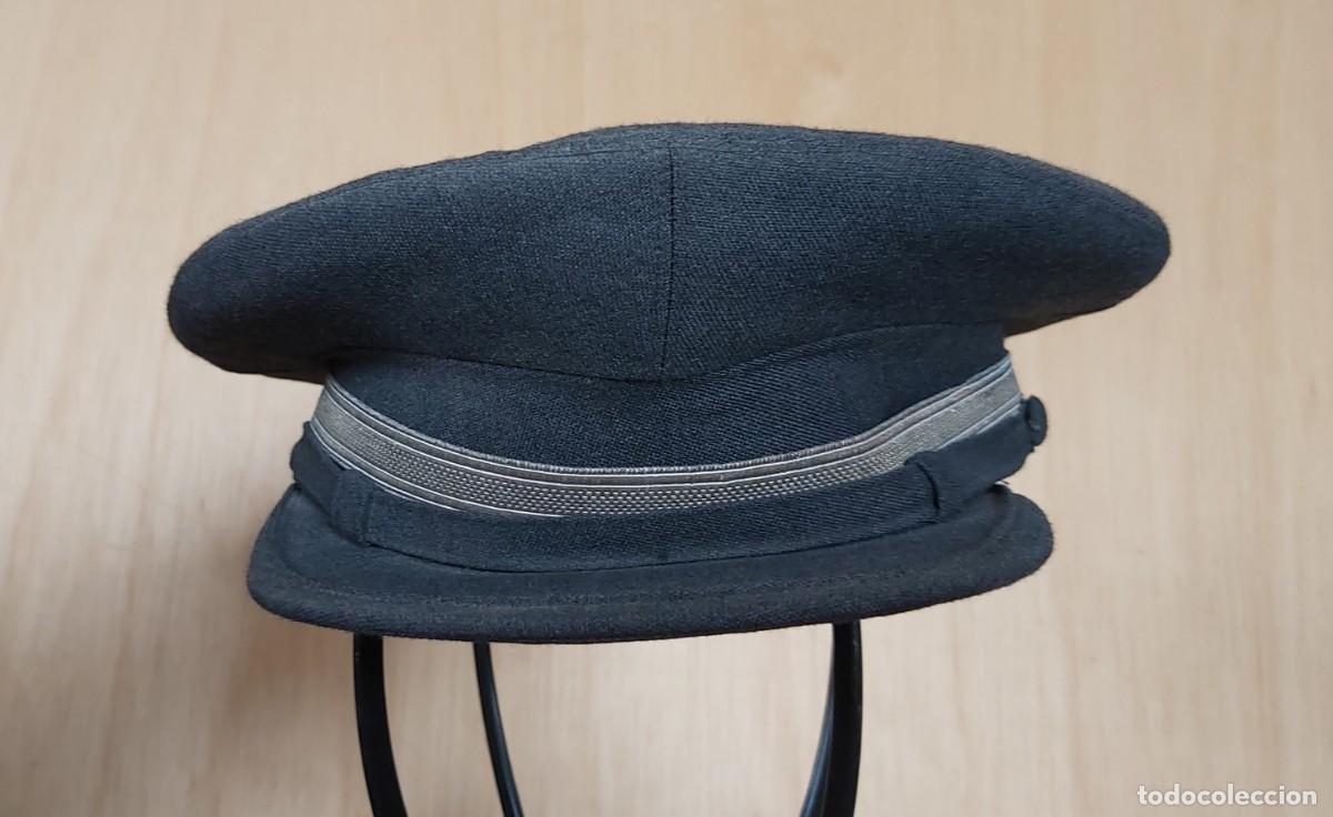 Militaria: Gorra de plato azul - Foto 1