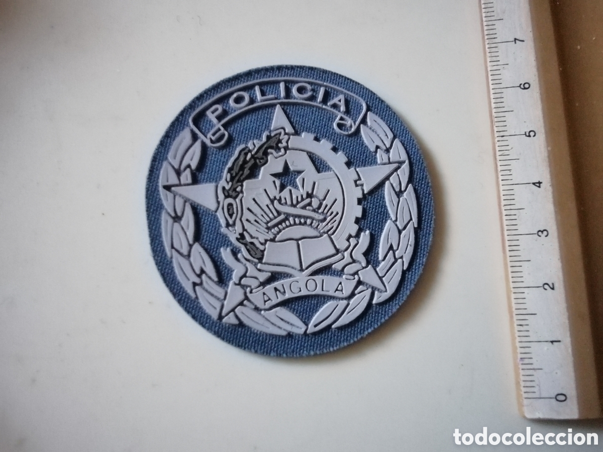 Militaria: PARCHE POLICIA ANGOLA - Foto 1