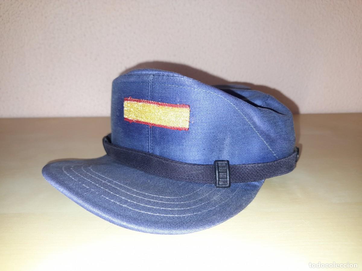 Militaria: Gorra de faena de Regimiento Ferrocarriles - Foto 1