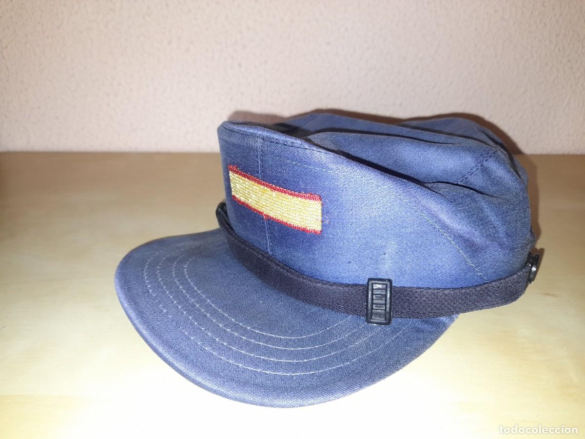 Militaria: Gorra de faena de Regimiento Ferrocarriles - Foto 3