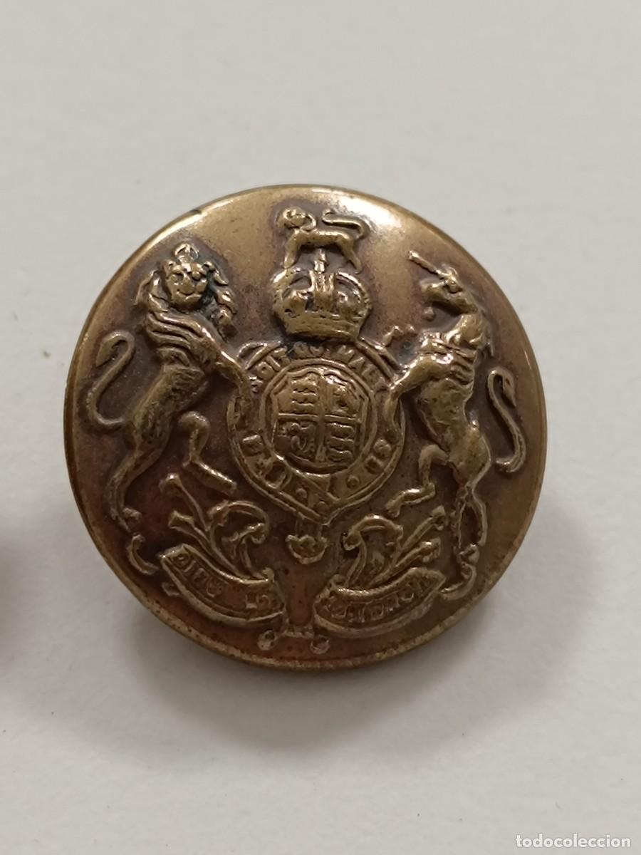 Militaria: 2 ANTIGUOS BOTONES INGLESES - Foto 3