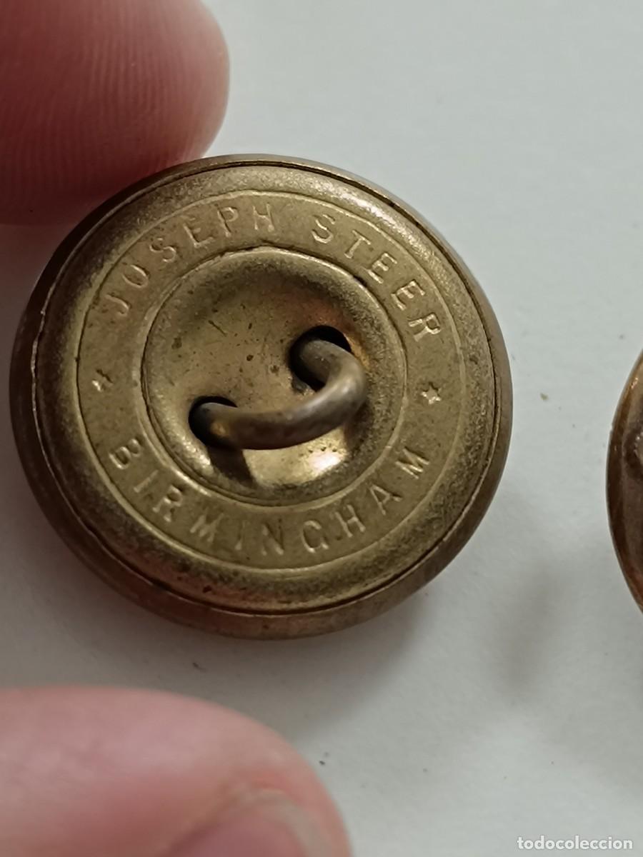 Militaria: 2 ANTIGUOS BOTONES INGLESES - Foto 4