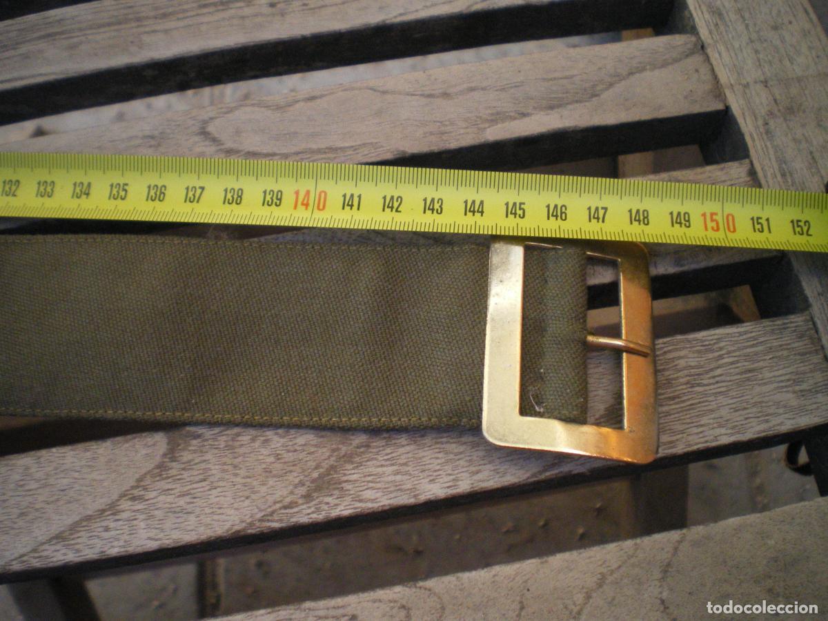 Militaria: CINTURON ESPA&Ntilde;OL DE TELA - Foto 2