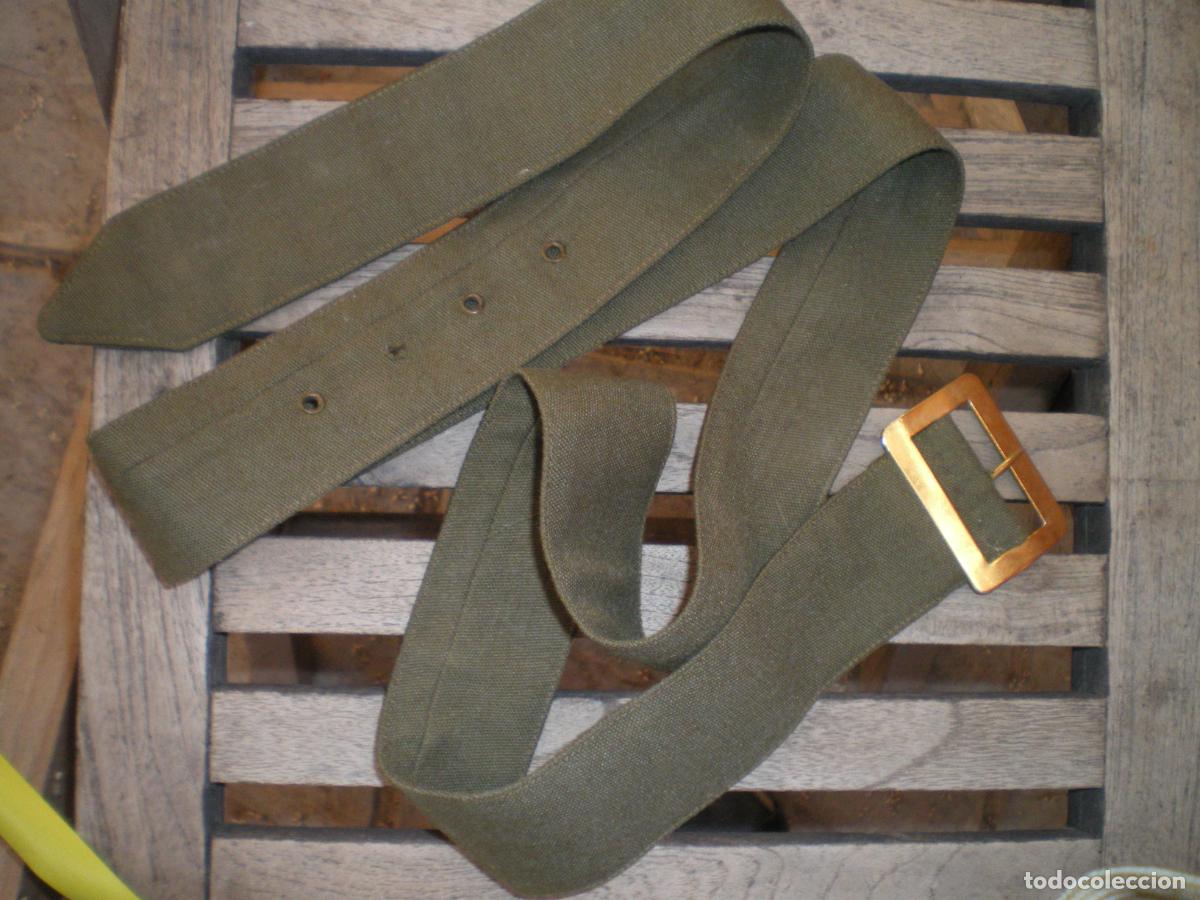 Militaria: CINTURON ESPA&Ntilde;OL DE TELA - Foto 1