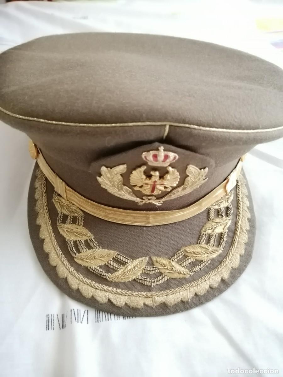 Militaria: GORRA PLATO GENERAL DE DIVISI&Oacute;N O TENIENTE GENERAL - Foto 1