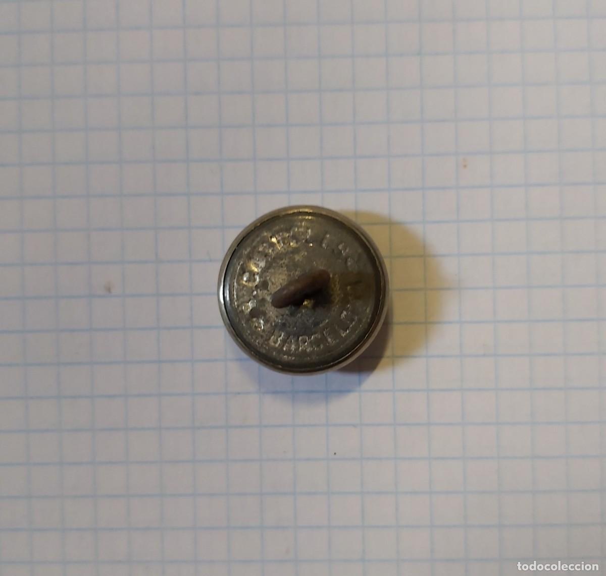 Militaria: Bot&oacute;n con letras CS, 1,9cm - Foto 2