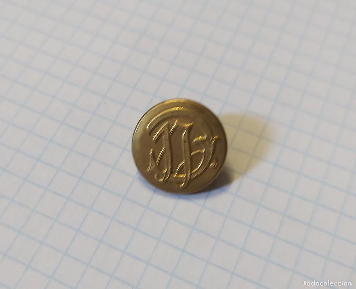 Militaria: Bot&oacute;n con letras, 15 mm - Foto 1