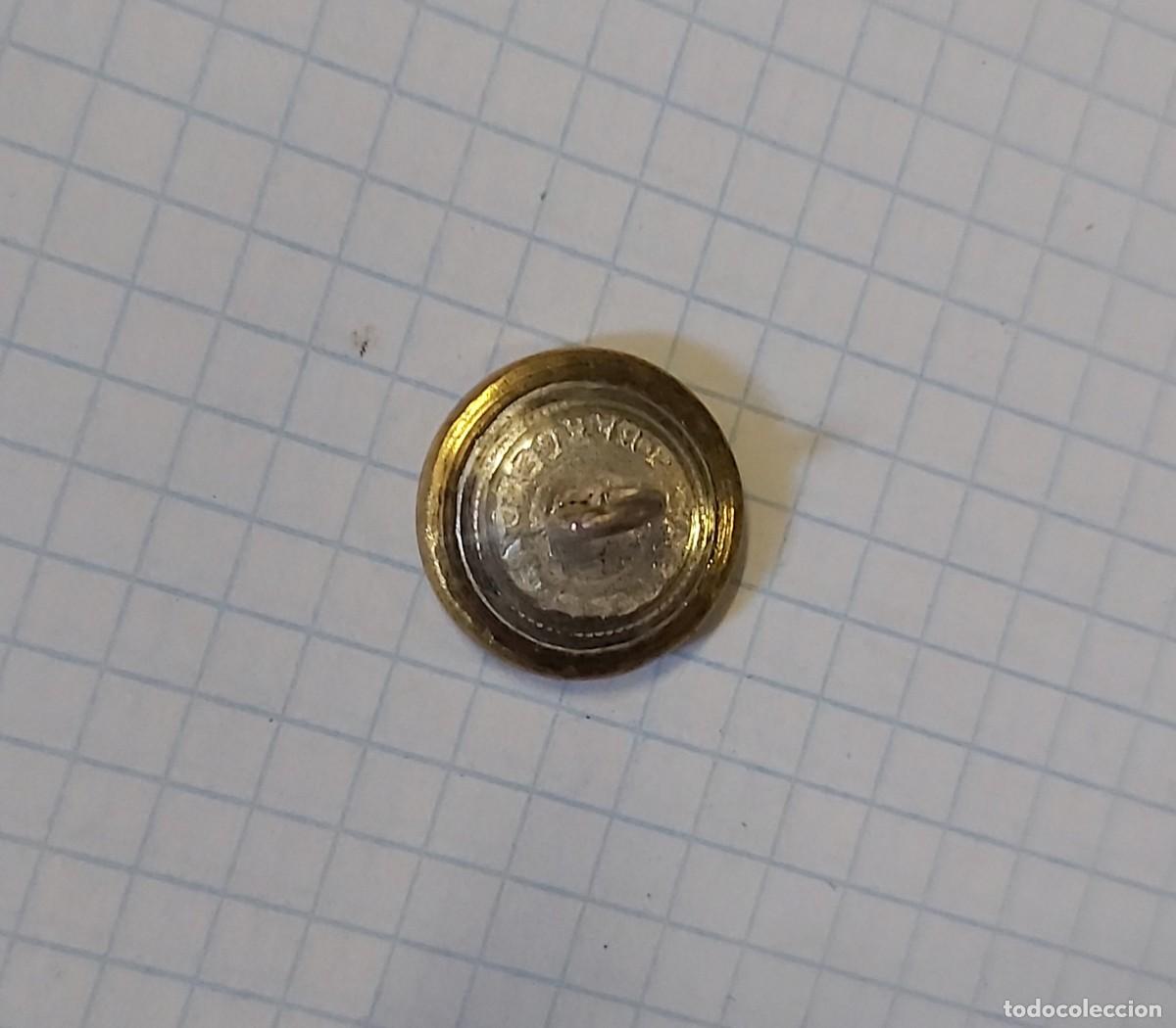 Militaria: Bot&oacute;n con letras, 15 mm - Foto 2