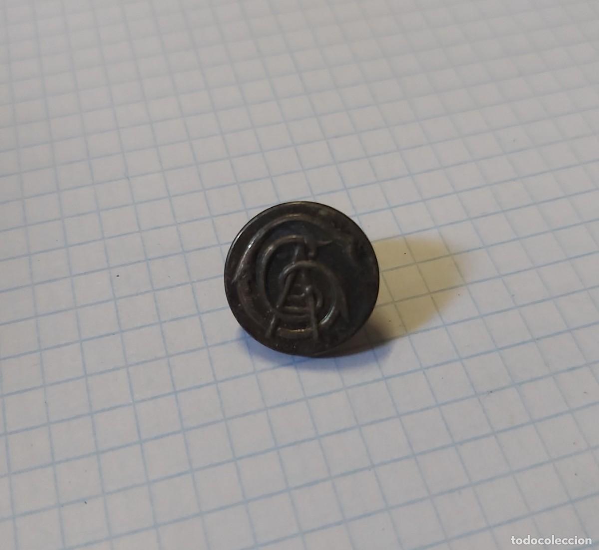 Militaria: Bot&oacute;n con letras GCA?, 15 mm - Foto 1