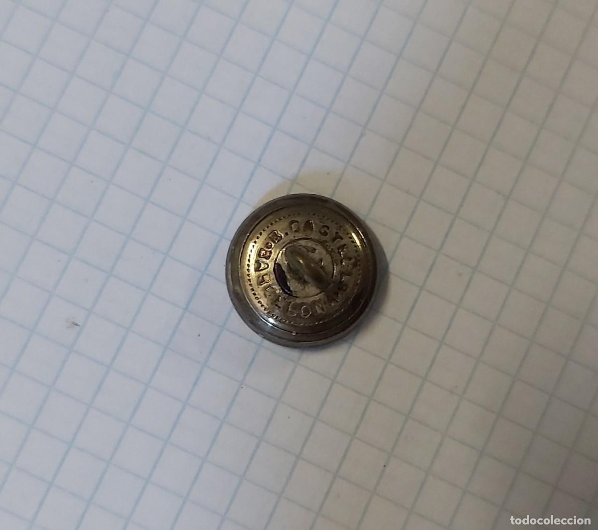 Militaria: Bot&oacute;n con letras GCA?, 15 mm - Foto 2