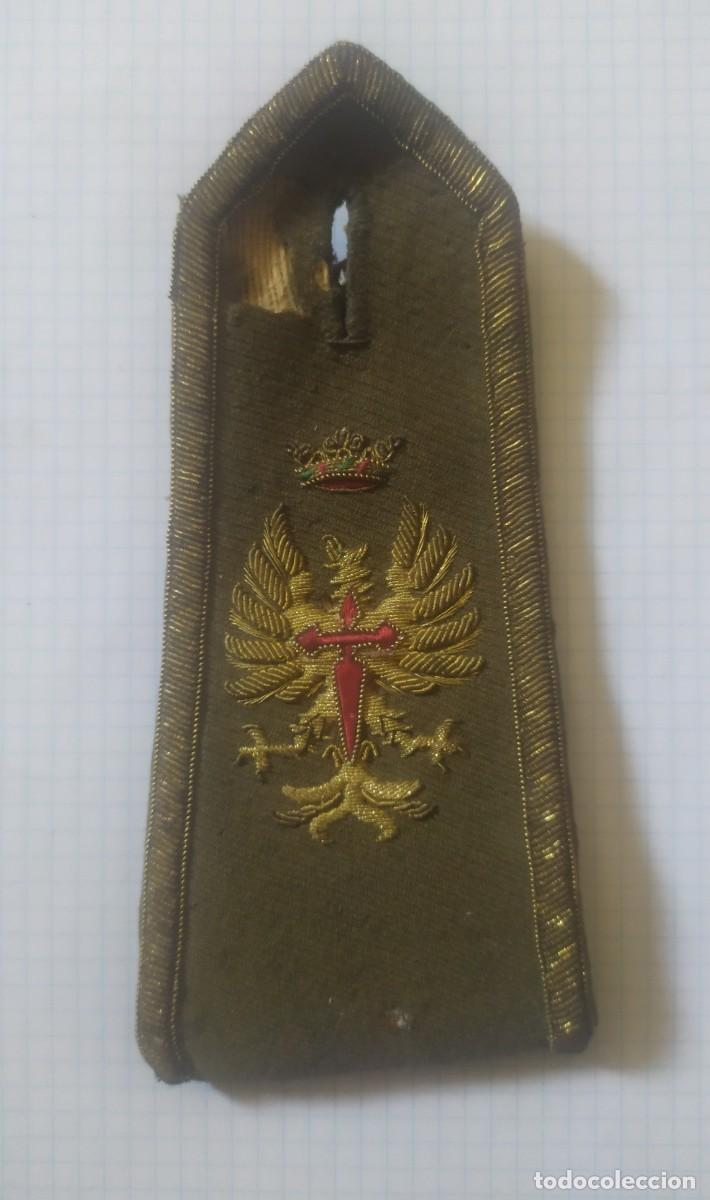 Militaria: Hombrera bordada de oficial - Foto 1