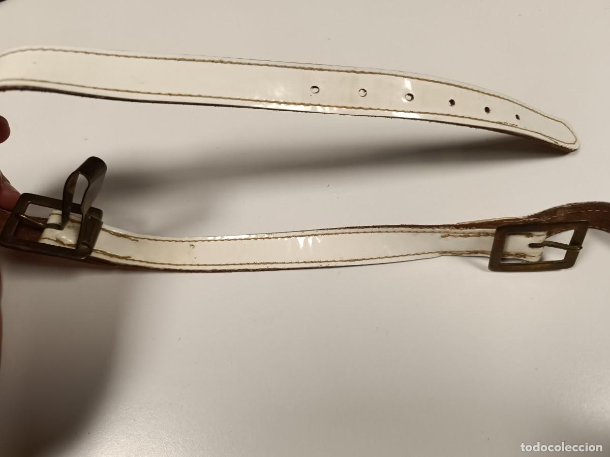 Militaria: PORTASABLE DE CHAROL BLANCO - Foto 4
