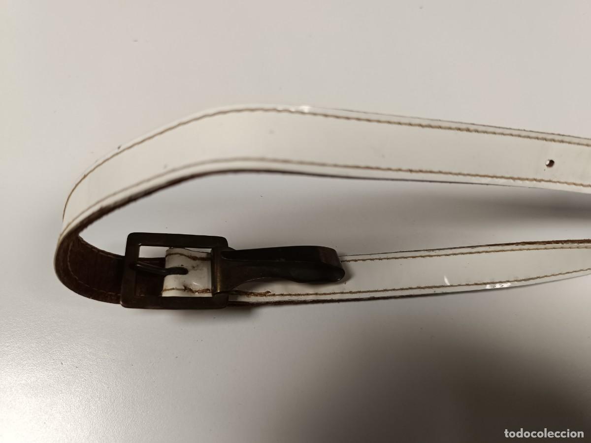 Militaria: PORTASABLE DE CHAROL BLANCO - Foto 6