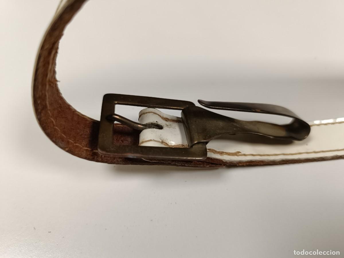 Militaria: PORTASABLE DE CHAROL BLANCO - Foto 8