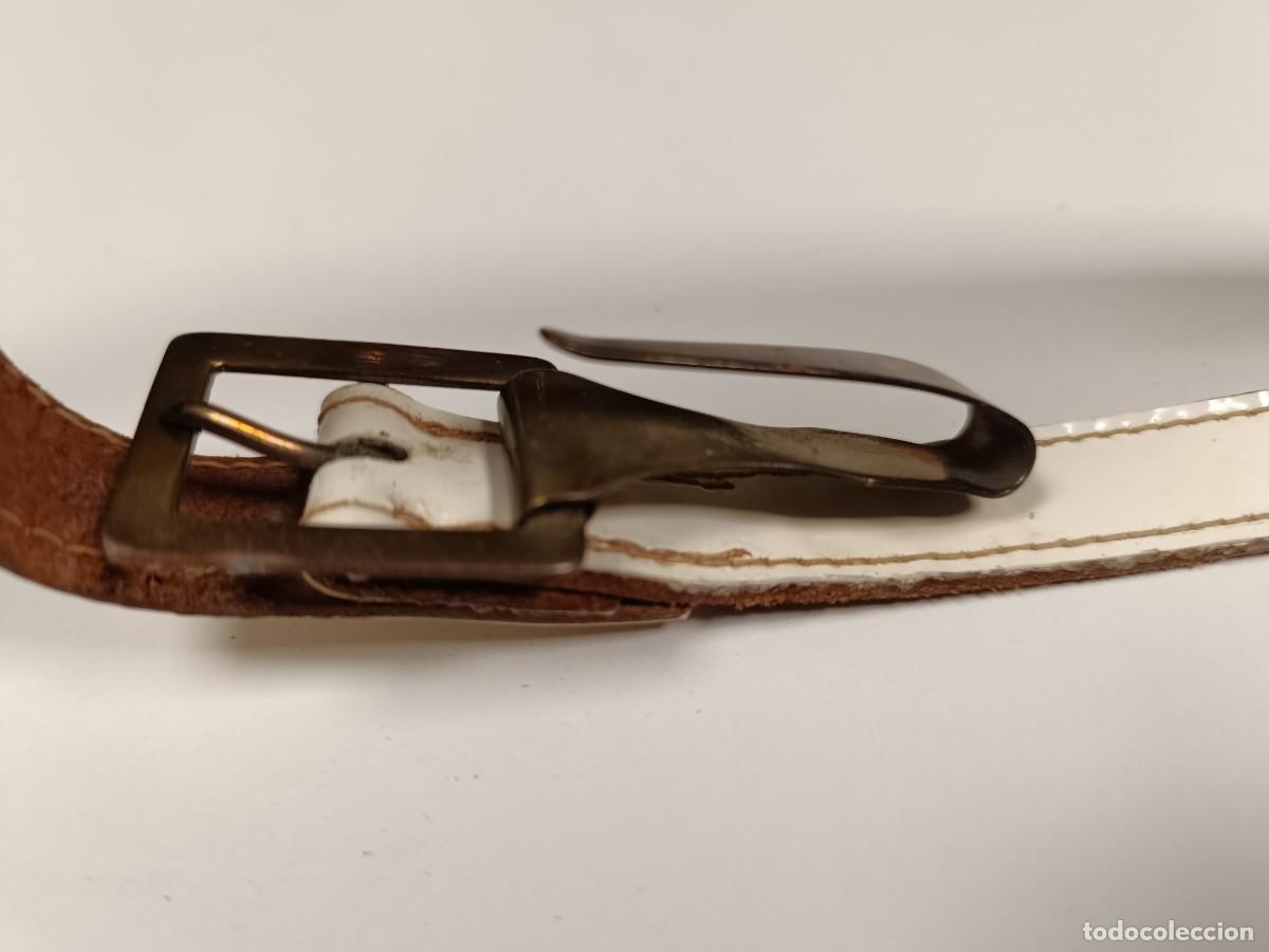 Militaria: PORTASABLE DE CHAROL BLANCO - Foto 10