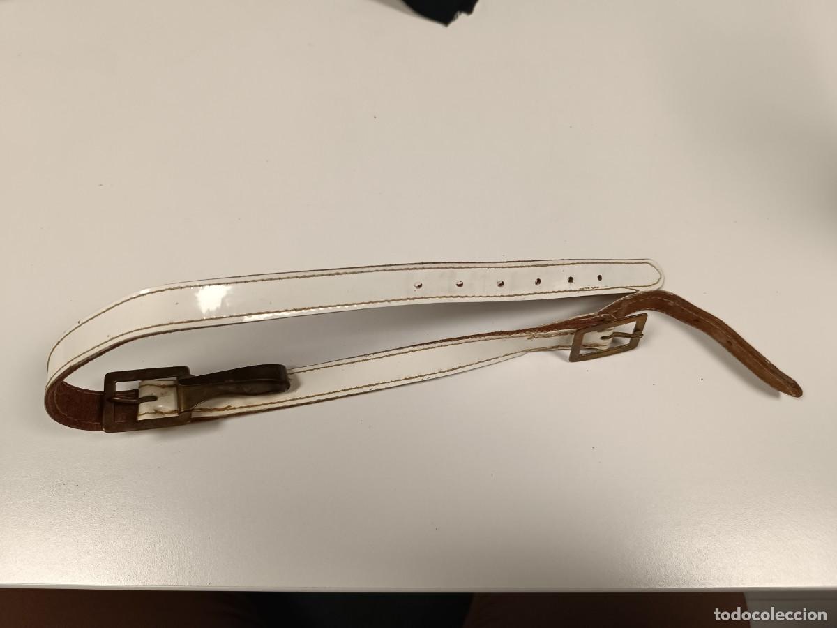 Militaria: PORTASABLE DE CHAROL BLANCO - Foto 11