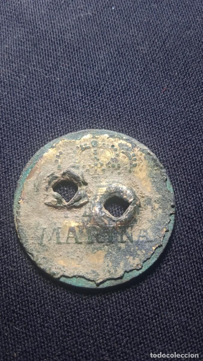 Militaria: Antiguo bot&oacute;n Real Marina. - Foto 1