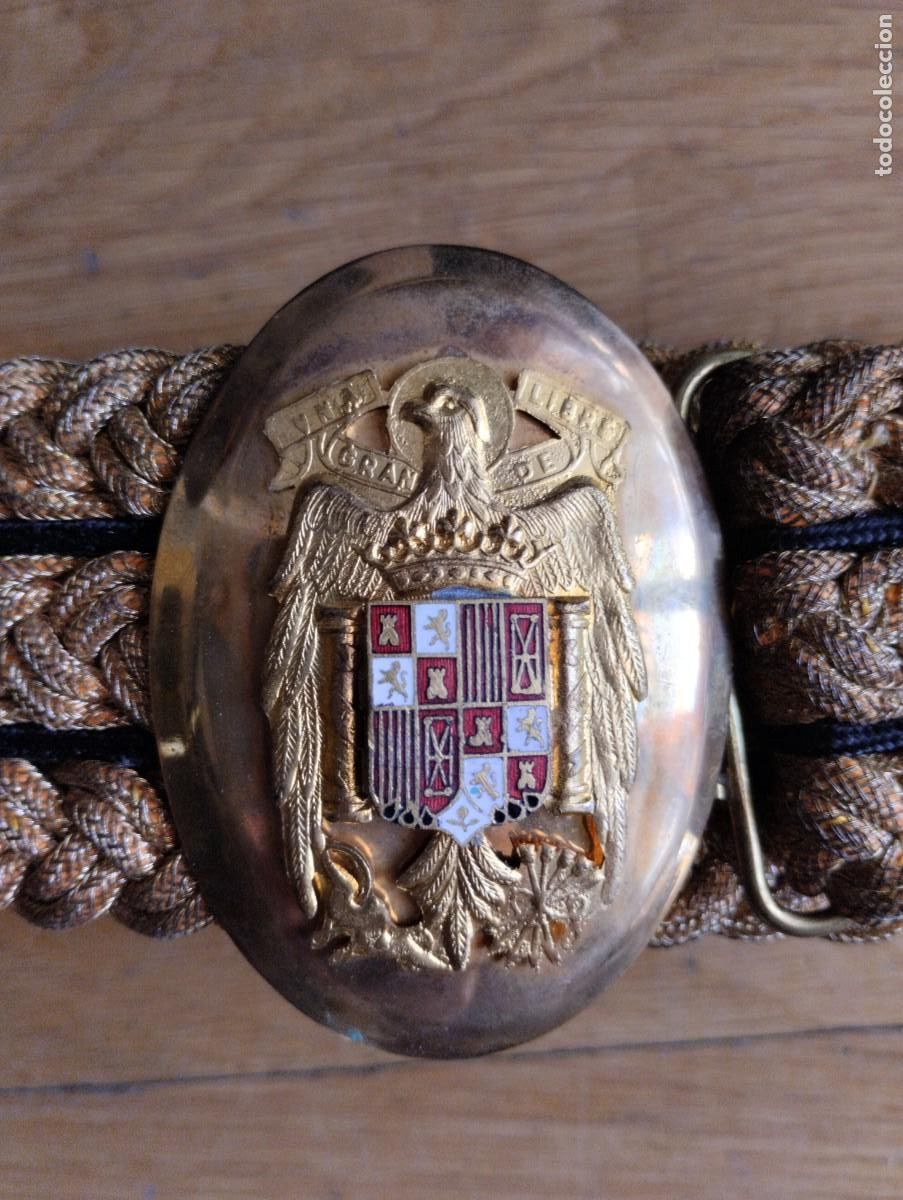 Militaria: Cintur&oacute;n gala amtiguo - Foto 2