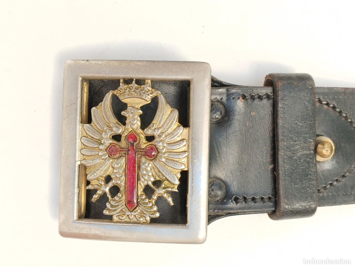 Militaria: Cinturon ejercito de tierra epoca Franco - Foto 1