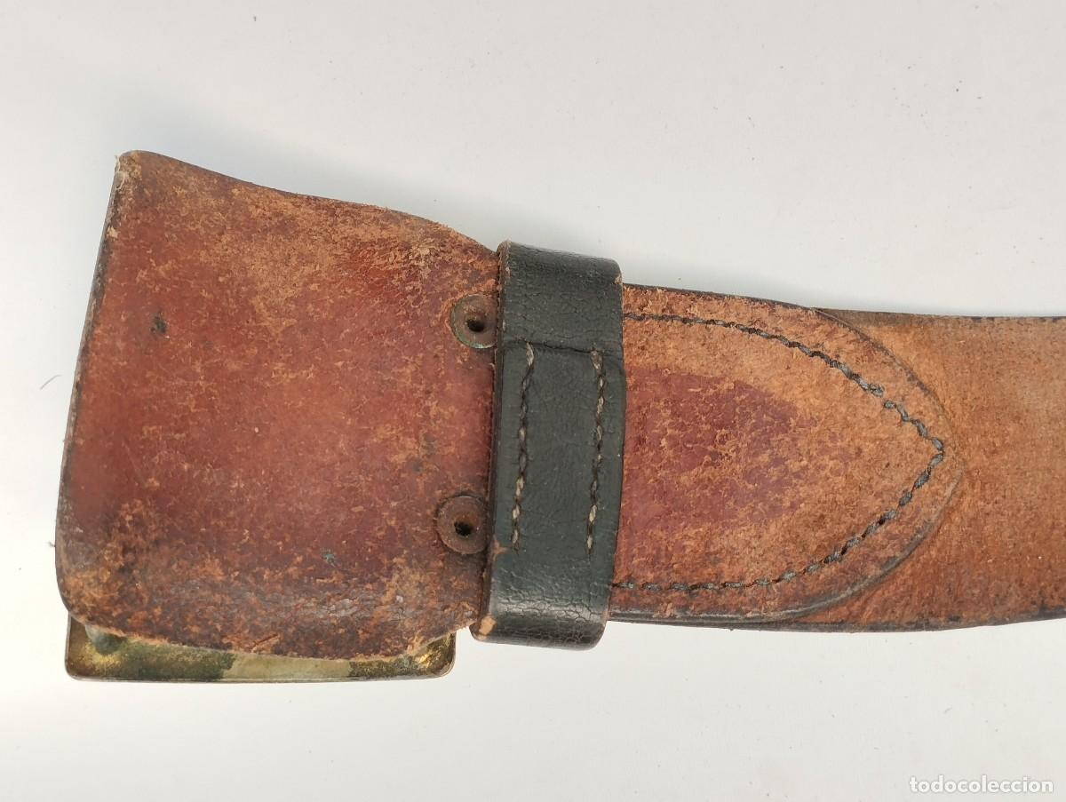 Militaria: Cinturon ejercito de tierra epoca Franco - Foto 4