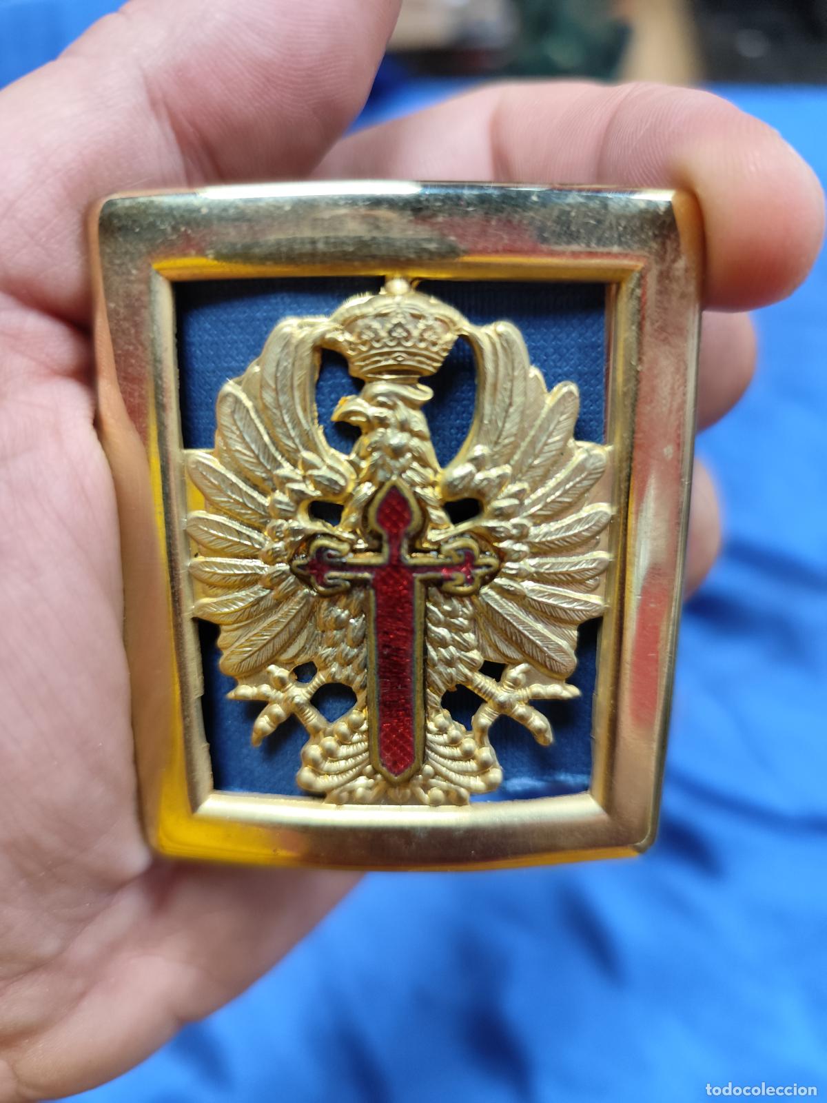 Militaria: HEBILLA EJERCITO ESPA&Ntilde;OL CALADO COMO NUEVA - Foto 3