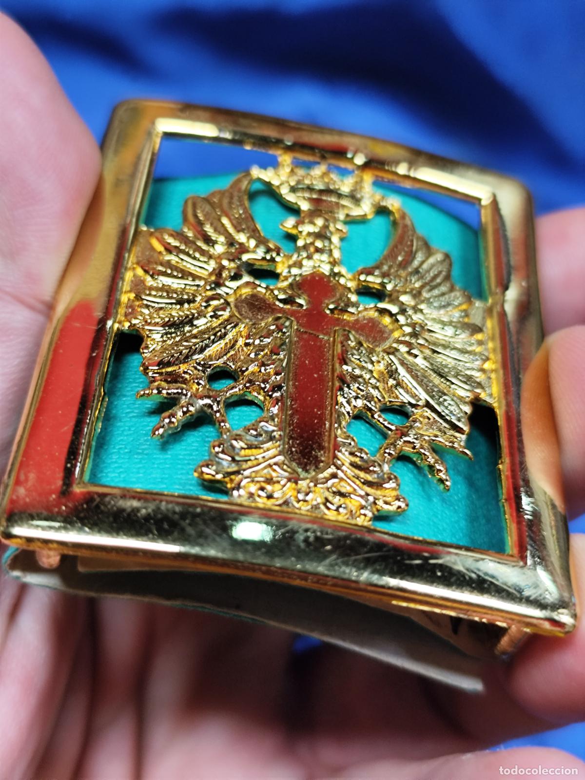 Militaria: HEBILLA DE CINTURON DEL EJERCITO ESPA&Ntilde;OL COMO NUEVA - Foto 4