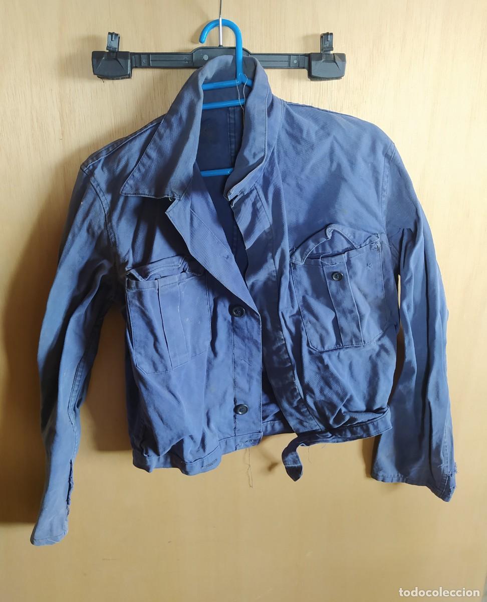 Militaria: Cazadora de carrista, azul. - Foto 1