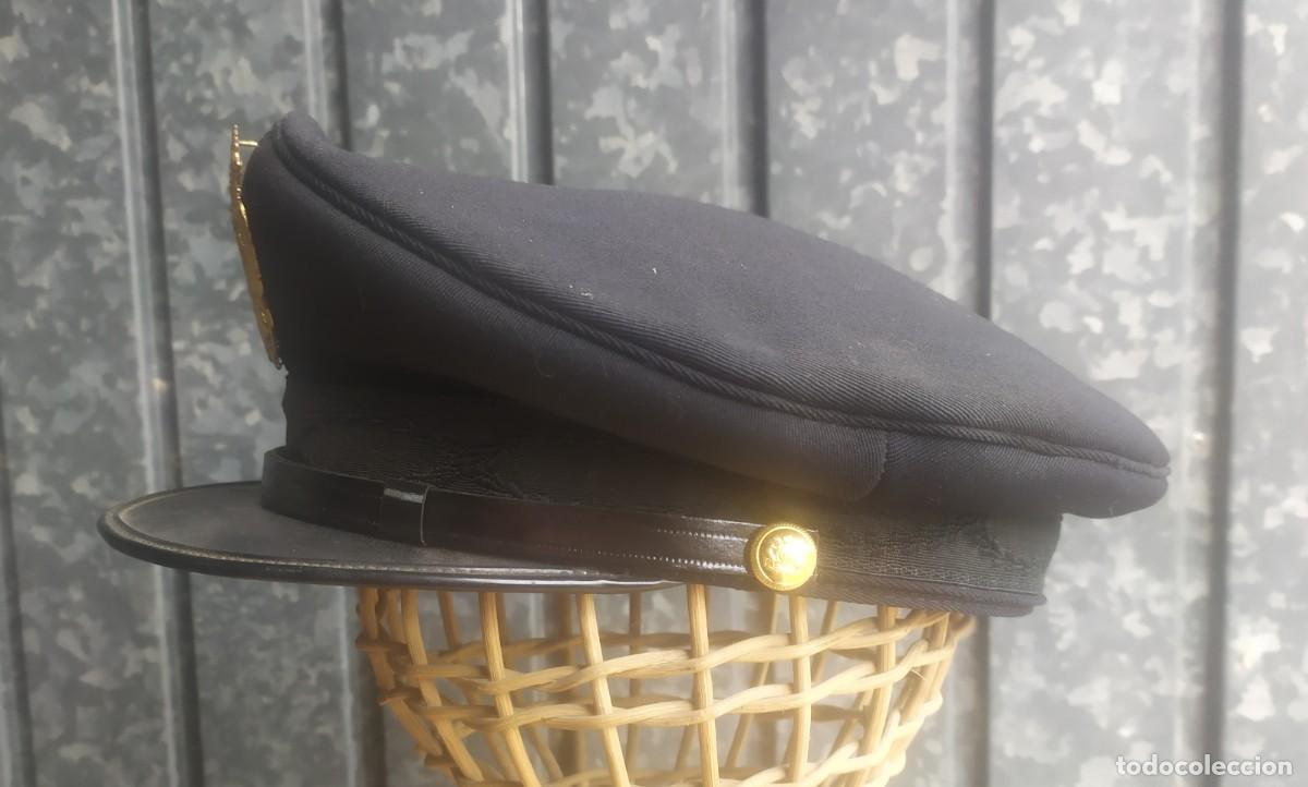 Militaria: Gorra de plato de polic&iacute;a - Foto 3