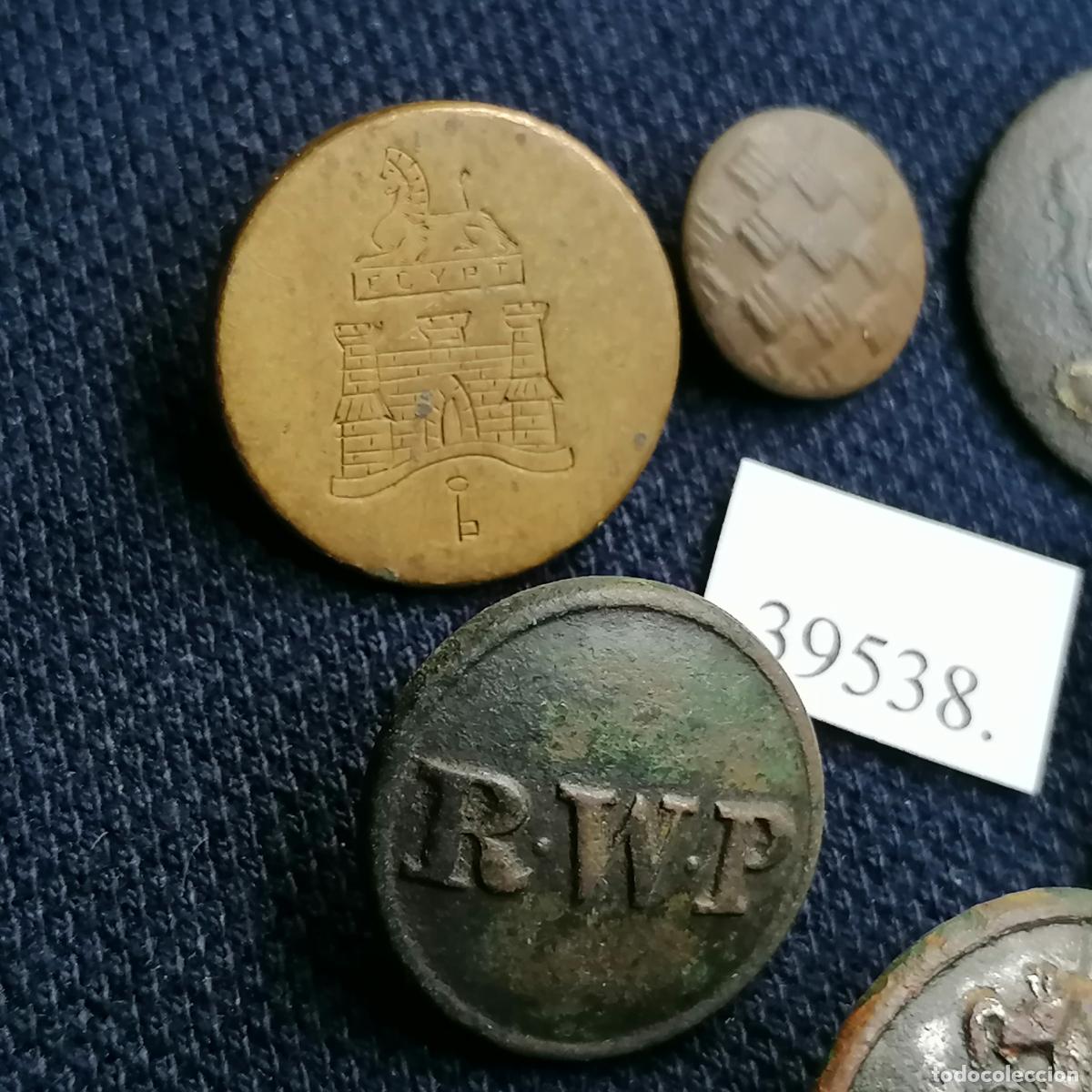 Militaria: Lote botones antiguos - Foto 2
