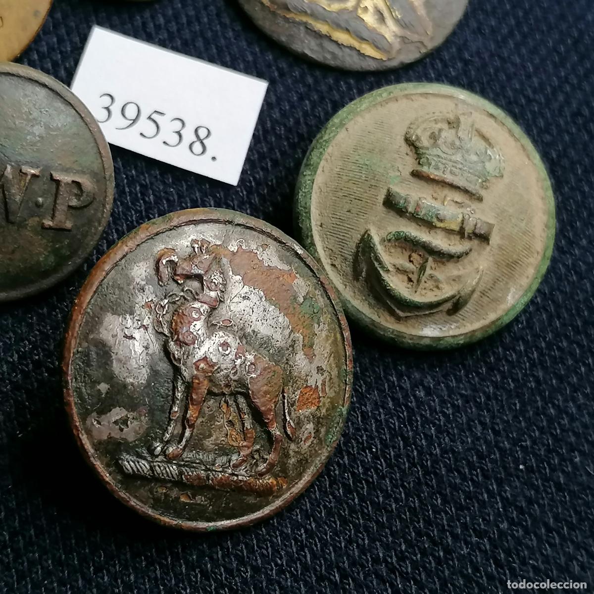 Militaria: Lote botones antiguos - Foto 3