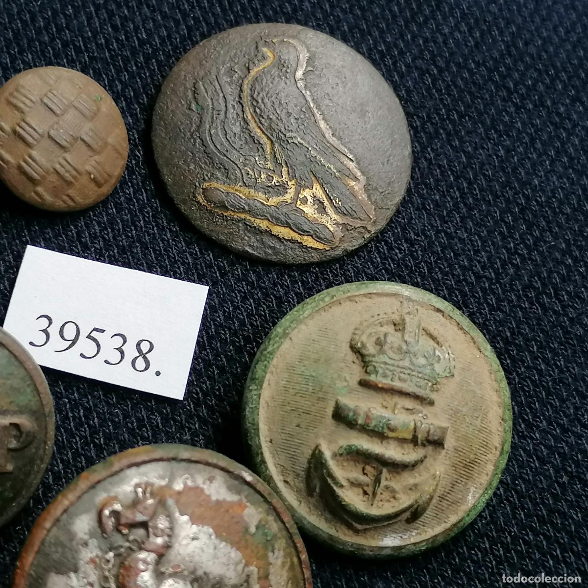 Militaria: Lote botones antiguos - Foto 4