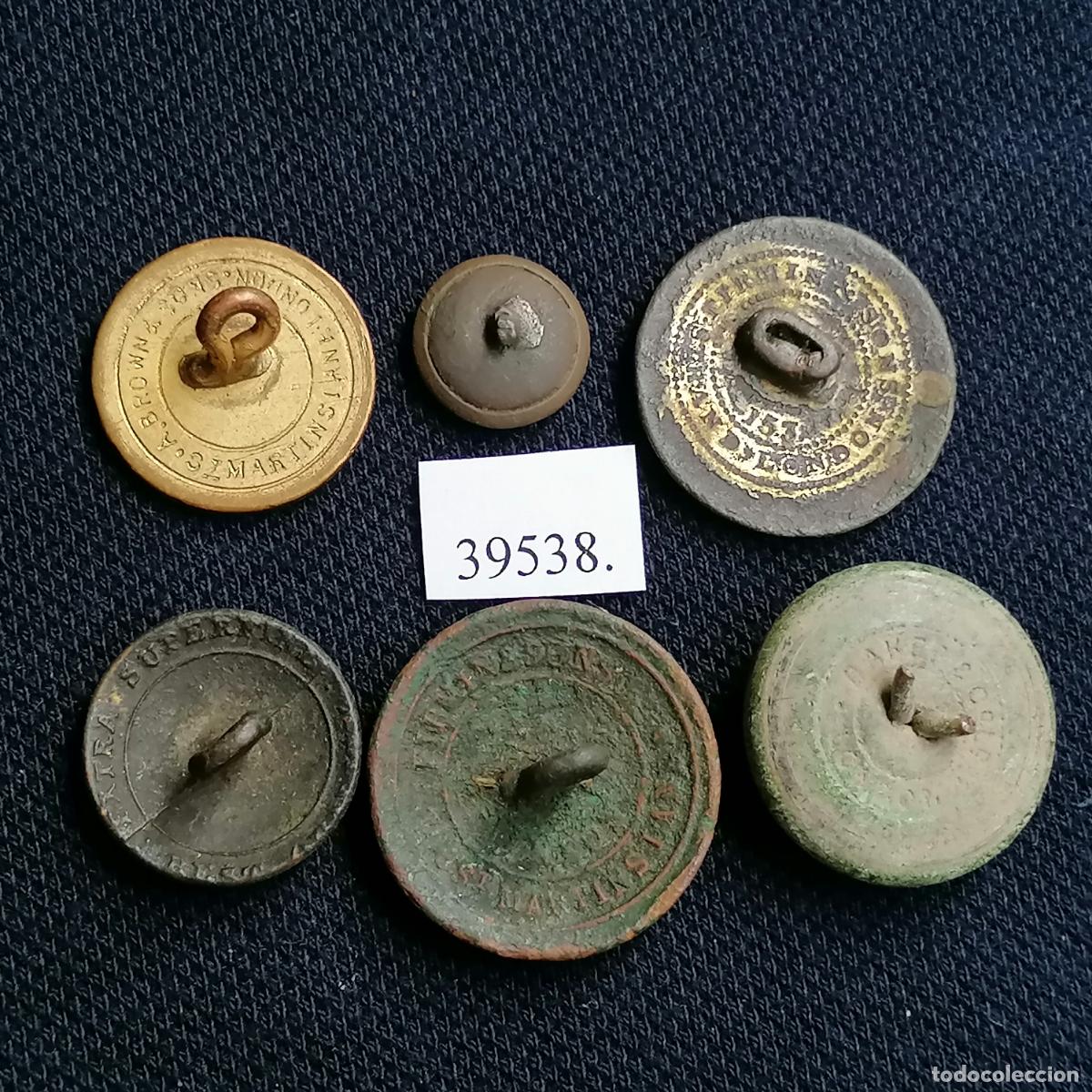 Militaria: Lote botones antiguos - Foto 5