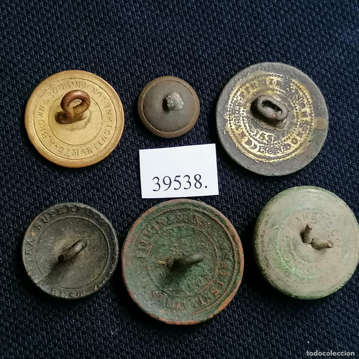 Militaria: Lote botones antiguos - Foto 7