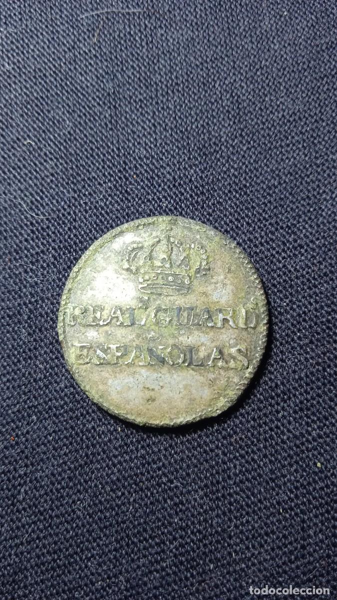 Militaria: Bot&oacute;n Real Guardia Espa&ntilde;ola. - Foto 1