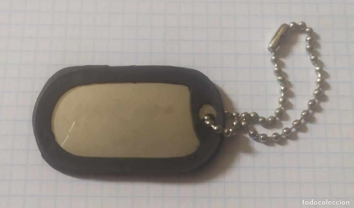 Militaria: Placa de identificaci&oacute;n, en blanco - Foto 1