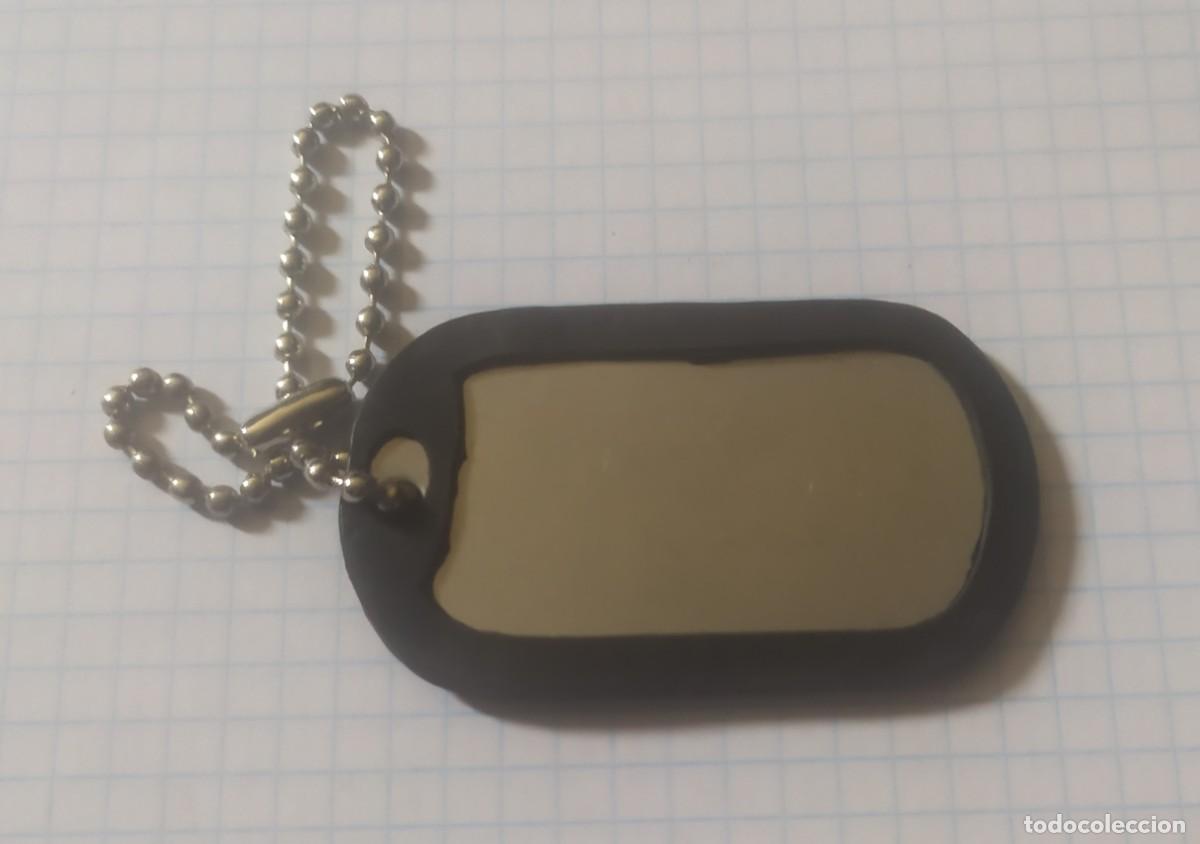 Militaria: Placa de identificaci&oacute;n, en blanco - Foto 2