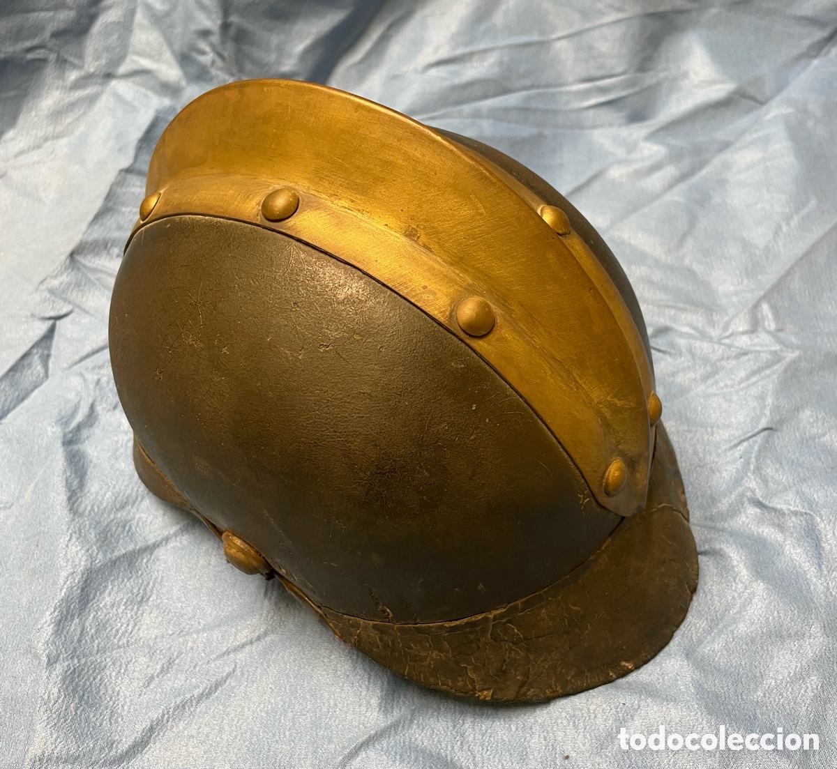 Militaria: ANTIGUO CASCO DE BOMBERO? - Foto 2