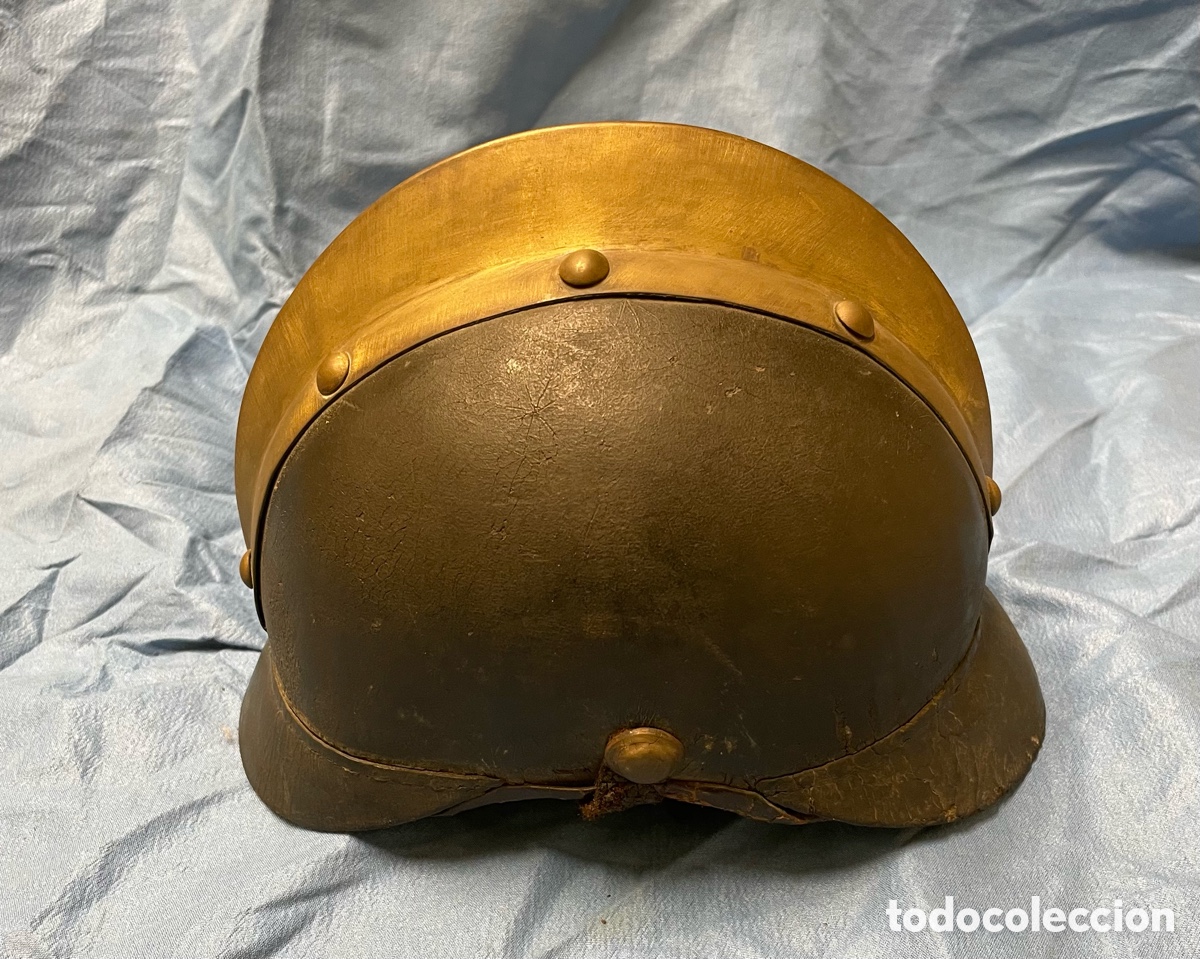 Militaria: ANTIGUO CASCO DE BOMBERO? - Foto 3