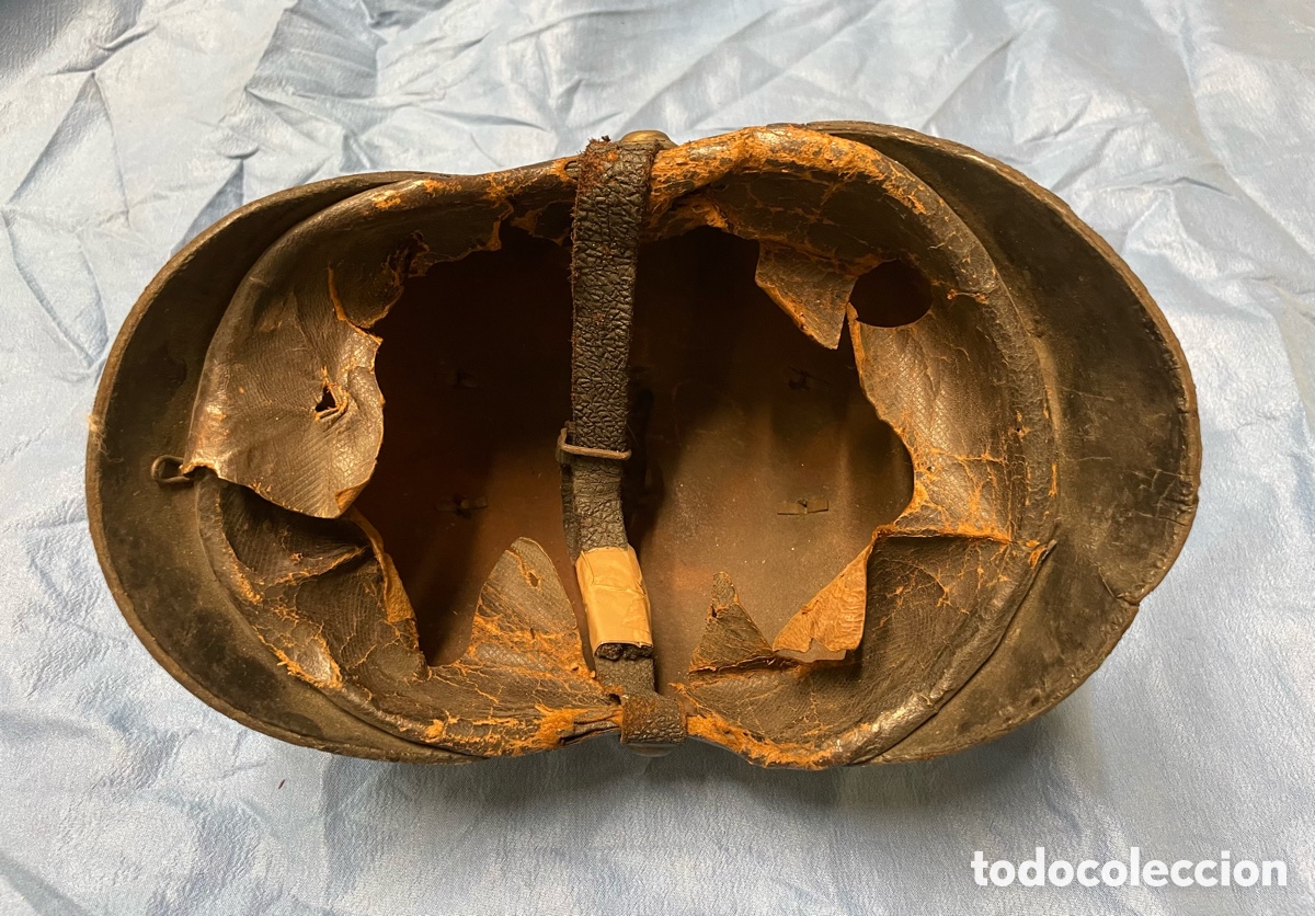 Militaria: ANTIGUO CASCO DE BOMBERO? - Foto 5