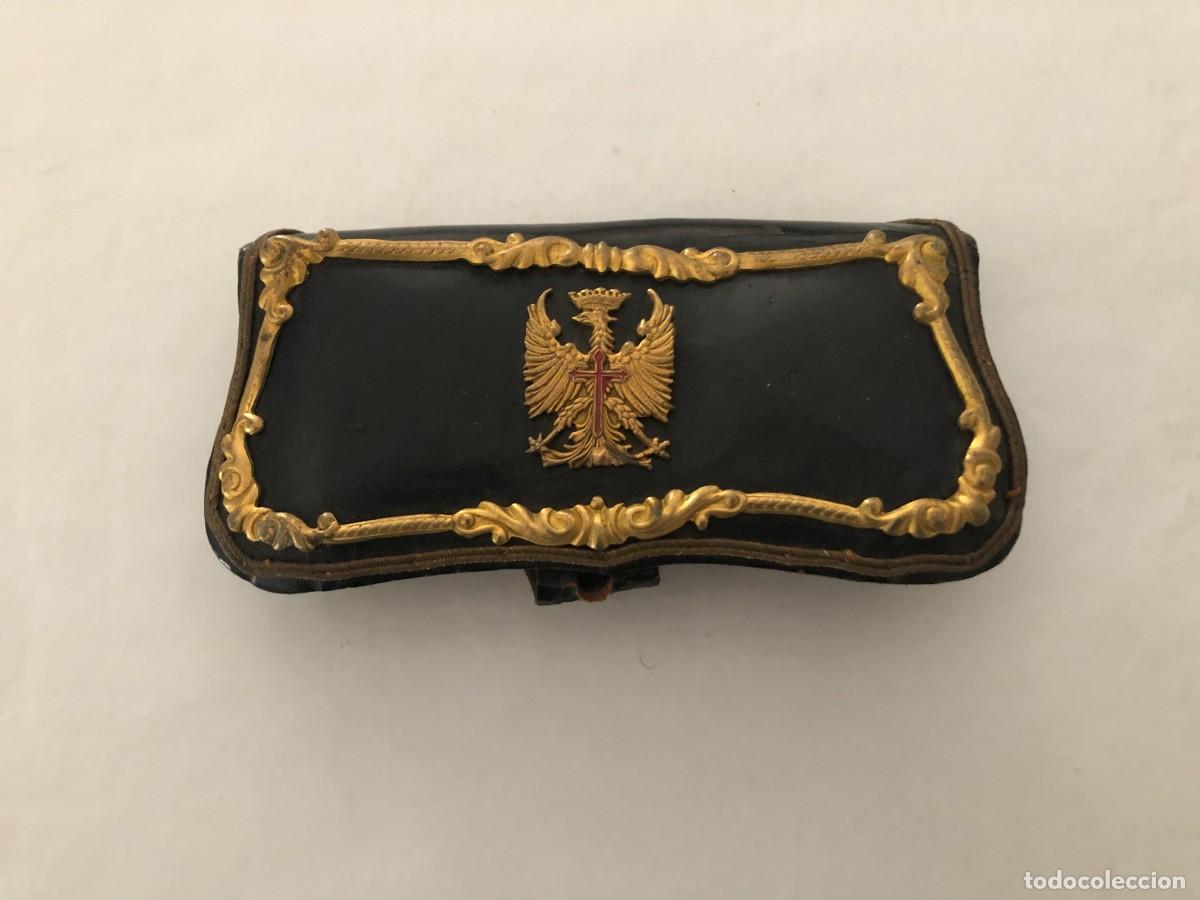 Militaria: CARTUCHERA DE GALA DEL EJ&Eacute;RCITO ESPA&Ntilde;OL - Foto 1
