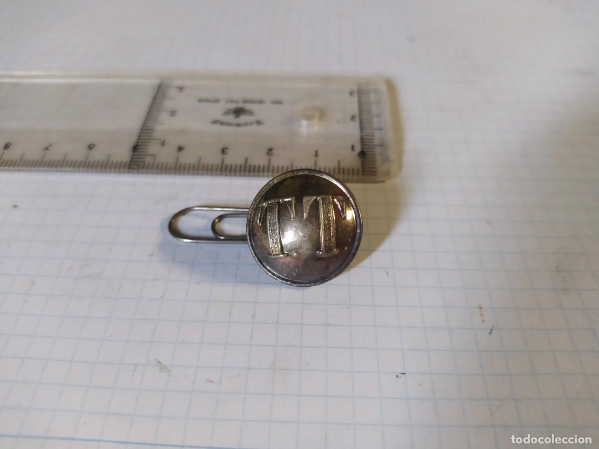 Militaria: Bot&oacute;n TT de 20mm, plateado - Foto 1