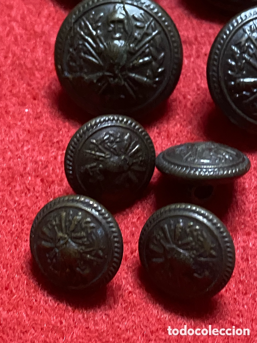 Militaria: LOTE DE BOTONES EJERCITO ITALIANO - Foto 3