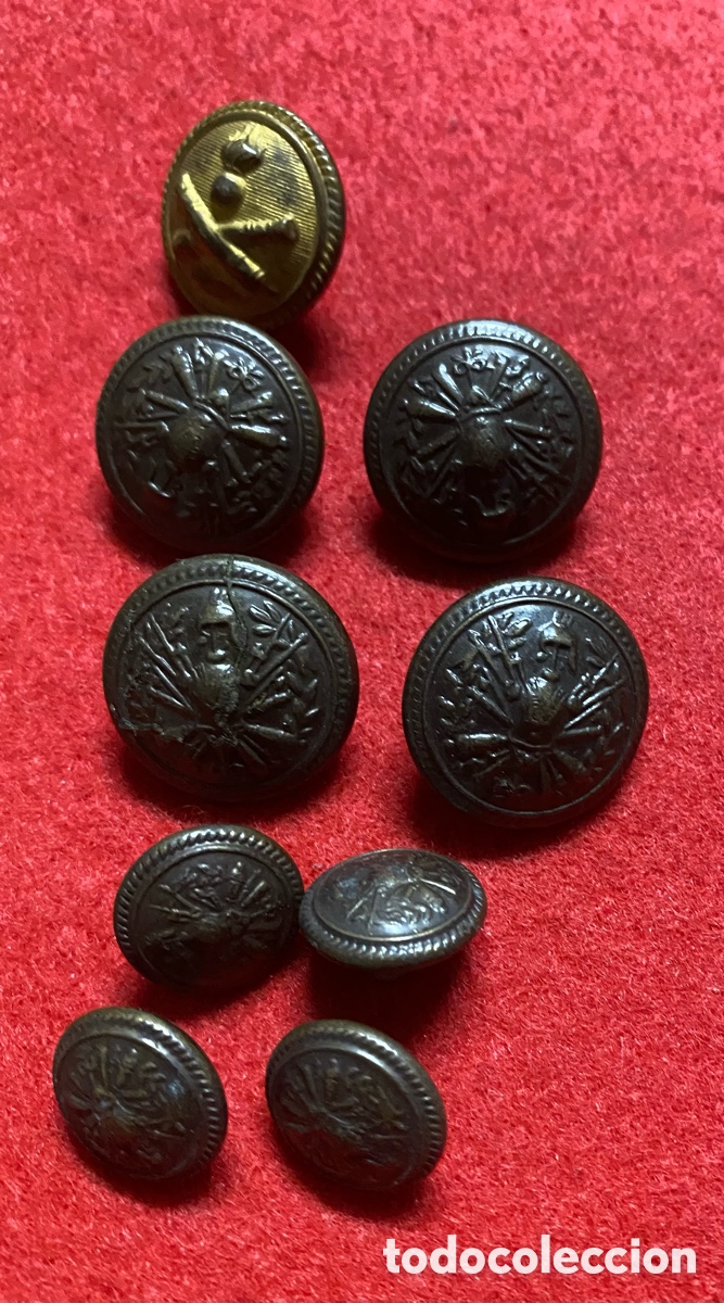 Militaria: LOTE DE BOTONES EJERCITO ITALIANO - Foto 1