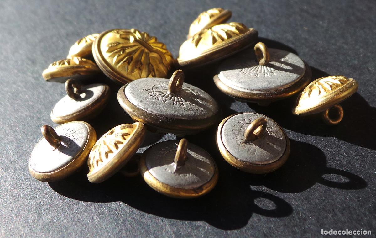 Militaria: LOTE DE BOTONES FALANGE. - Foto 3