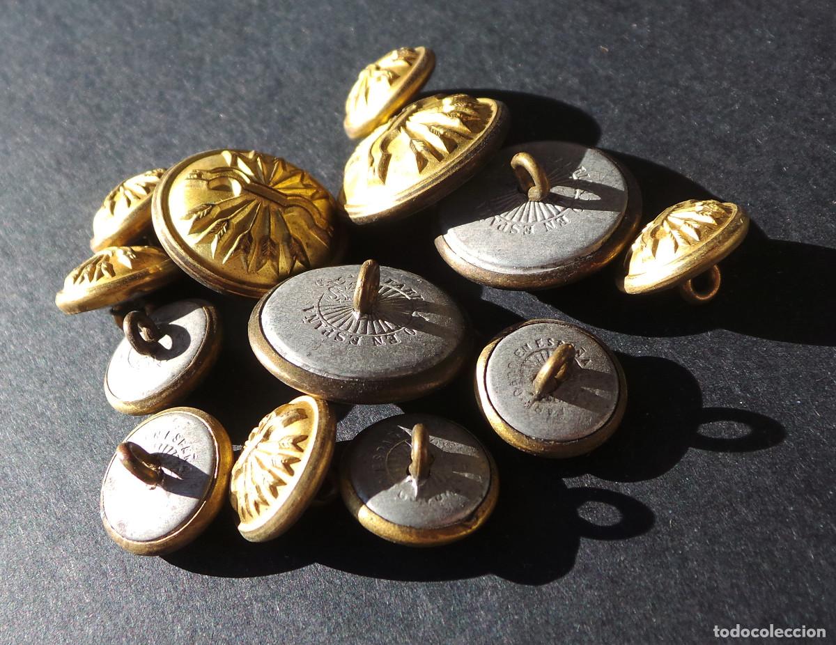 Militaria: LOTE DE BOTONES FALANGE. - Foto 4