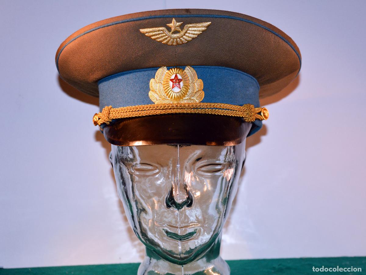 Militaria: Gorra de plato de oficial ejercito sovi&eacute;tico - Foto 2
